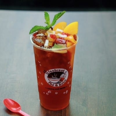 Sd6. Peach Oolong Fruit Tea.