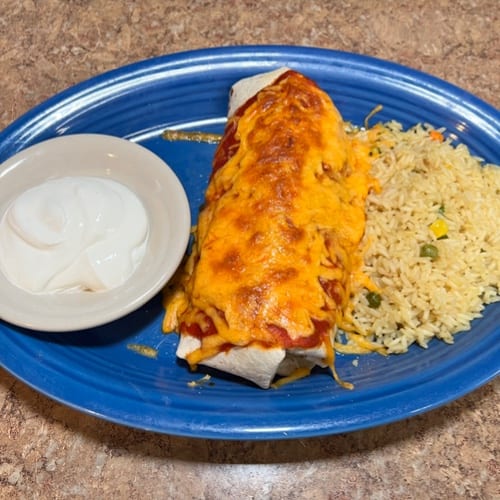 Vaquita Burrito.