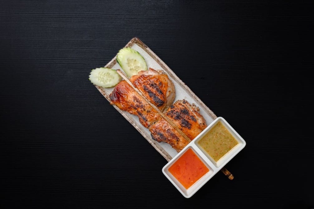 Chicken Thigh Skewer.