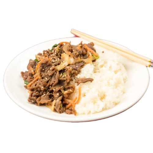 Bulgogi Beef Rice Dish.