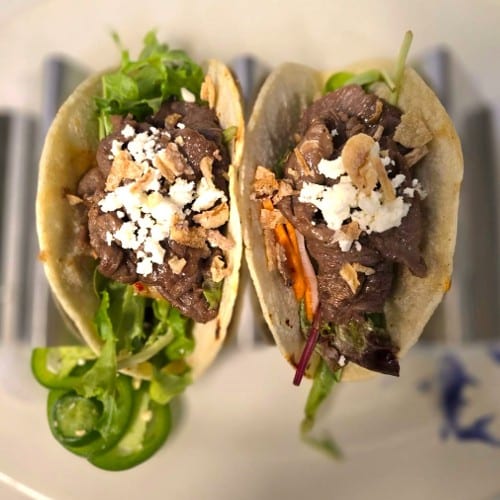Korean Beef Tacos.