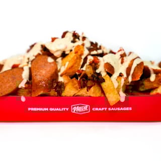 Navas Loaded Sausage Fries