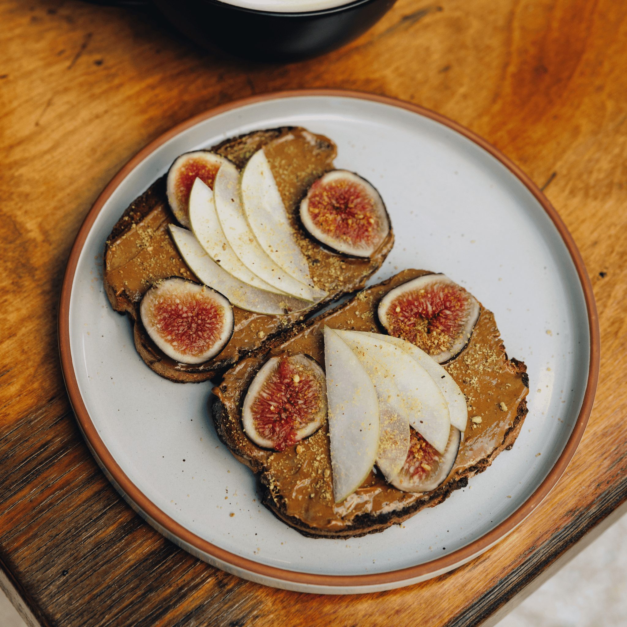 Pistachio Fig Toast.