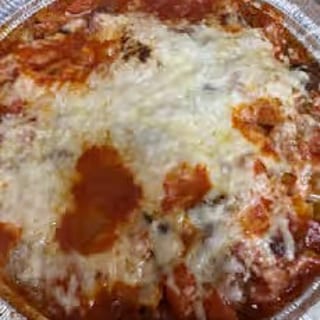 Vegan Baked Ziti Parm Tray