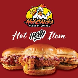 2 Hot Chick Sliders With fries