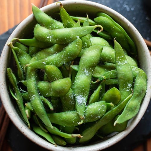 Steamed Edamame.