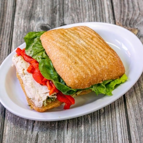 Chicken Pesto Sanwich.