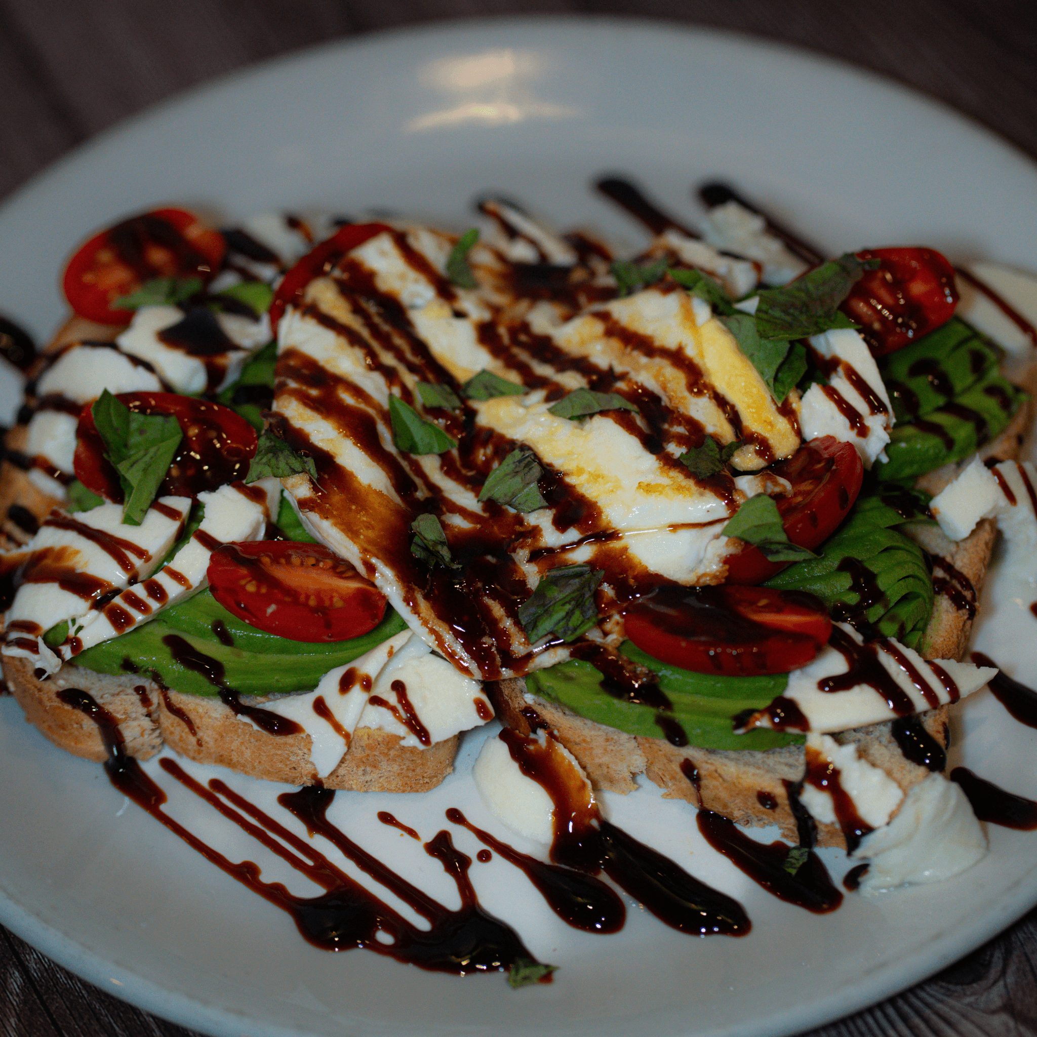 Caprese Avocado Toast.