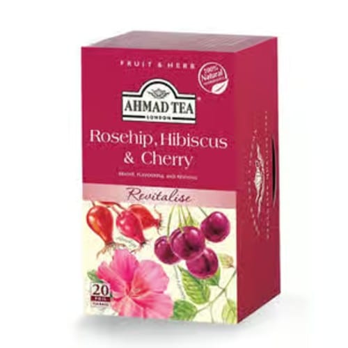 Rosehip Cherry Hibiscus Tea.