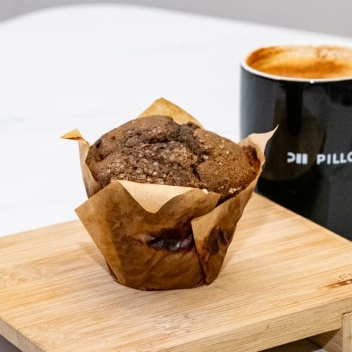 Hojicha Strawberry Muffin.