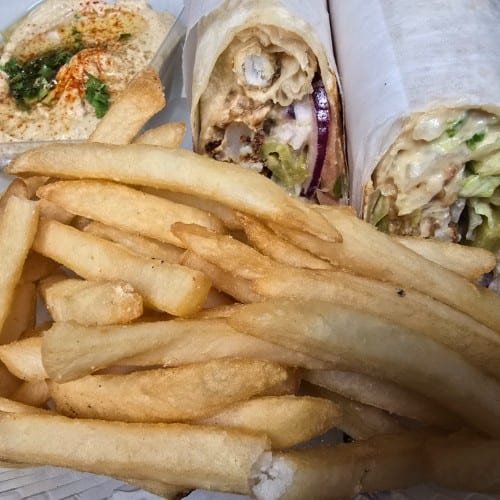 Vegan Bomb Wrap Combo.