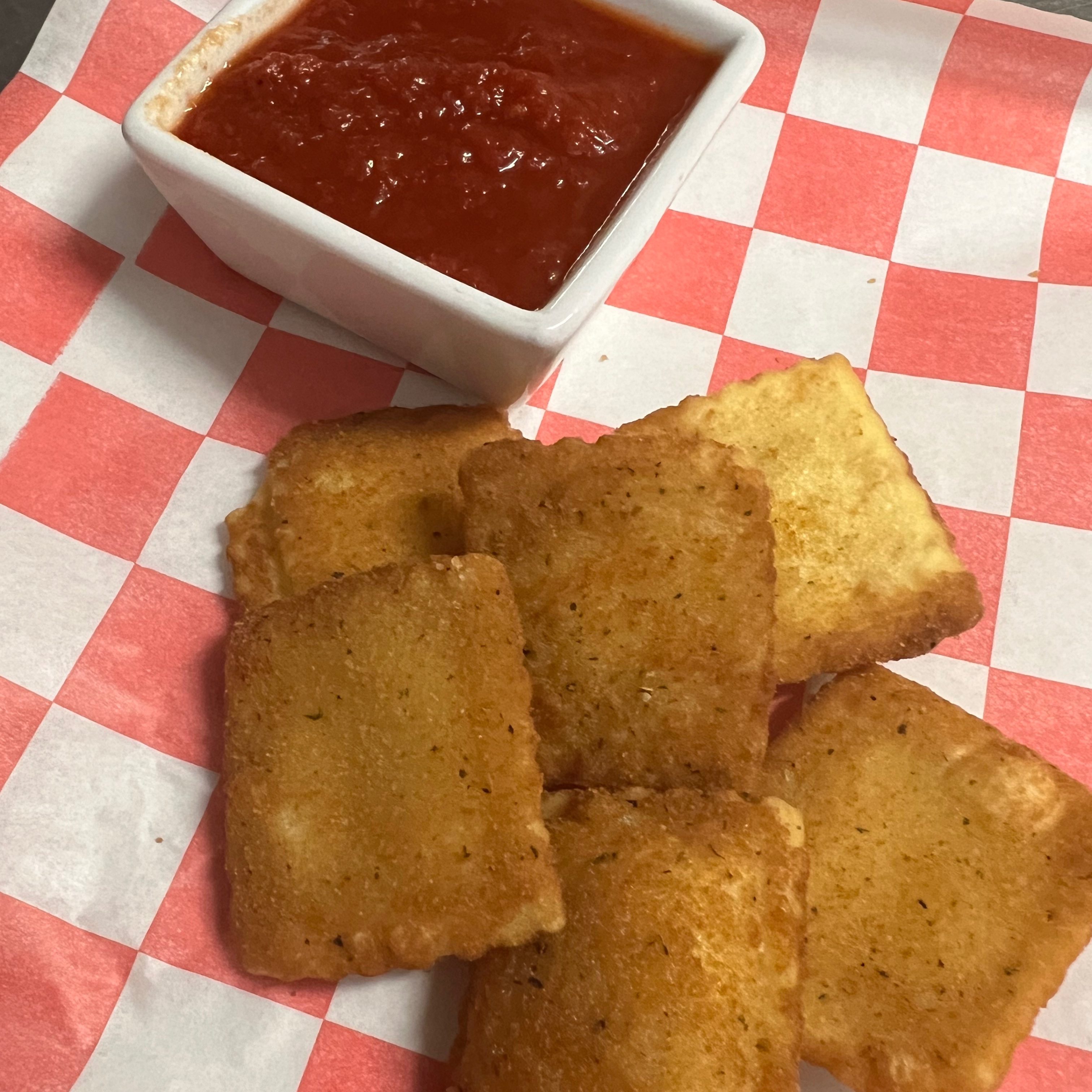 Fried Breaded Ravioli.