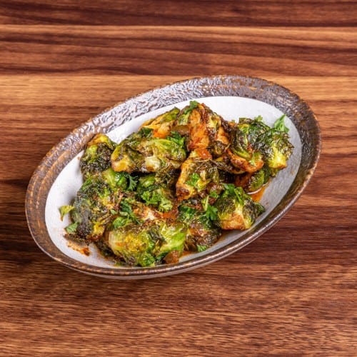 Fried Brussel Sprouts.