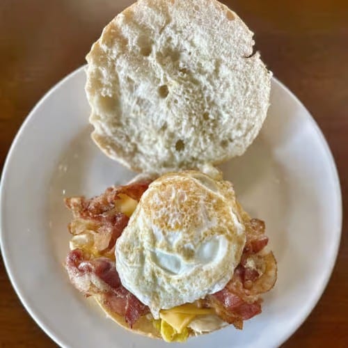Bacon & Egg Sandwich.