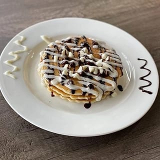 Black and White Pancakes