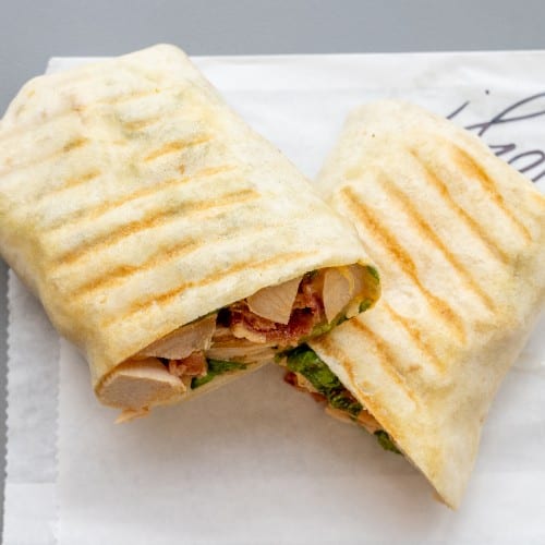 Ashley's Buffalo Chicken Wrap.