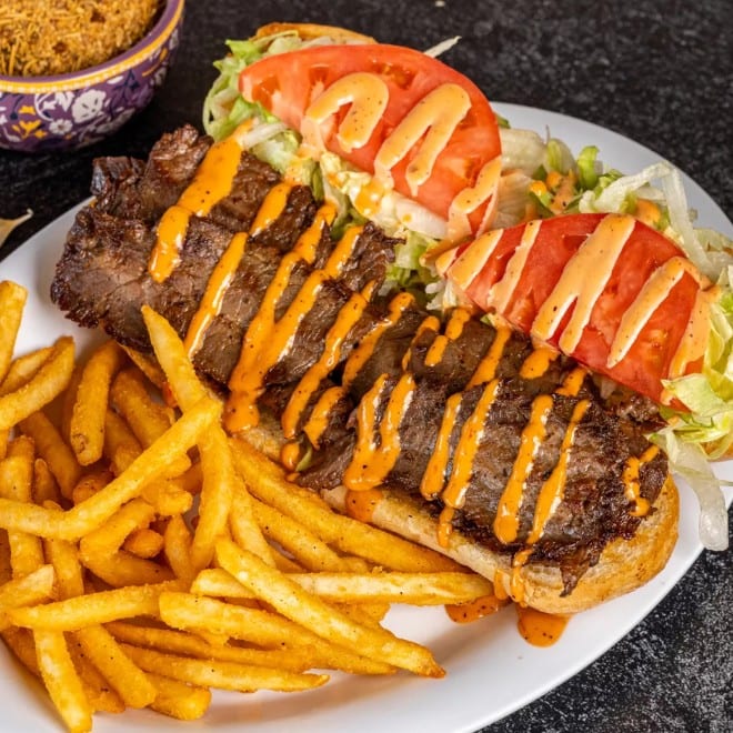 The "nawlins" sandwich.