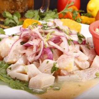 Peruvian-Style Corvina Ceviche / Ceviche de Corvina al Estilo Peruano