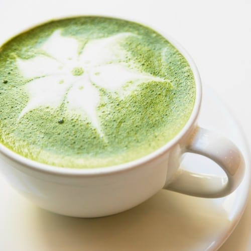 Hot Matcha Latte.