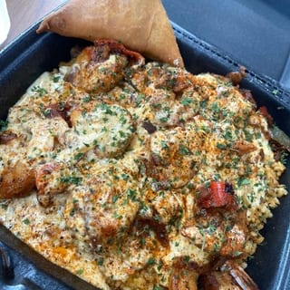 Sauteed Shrimp Plate