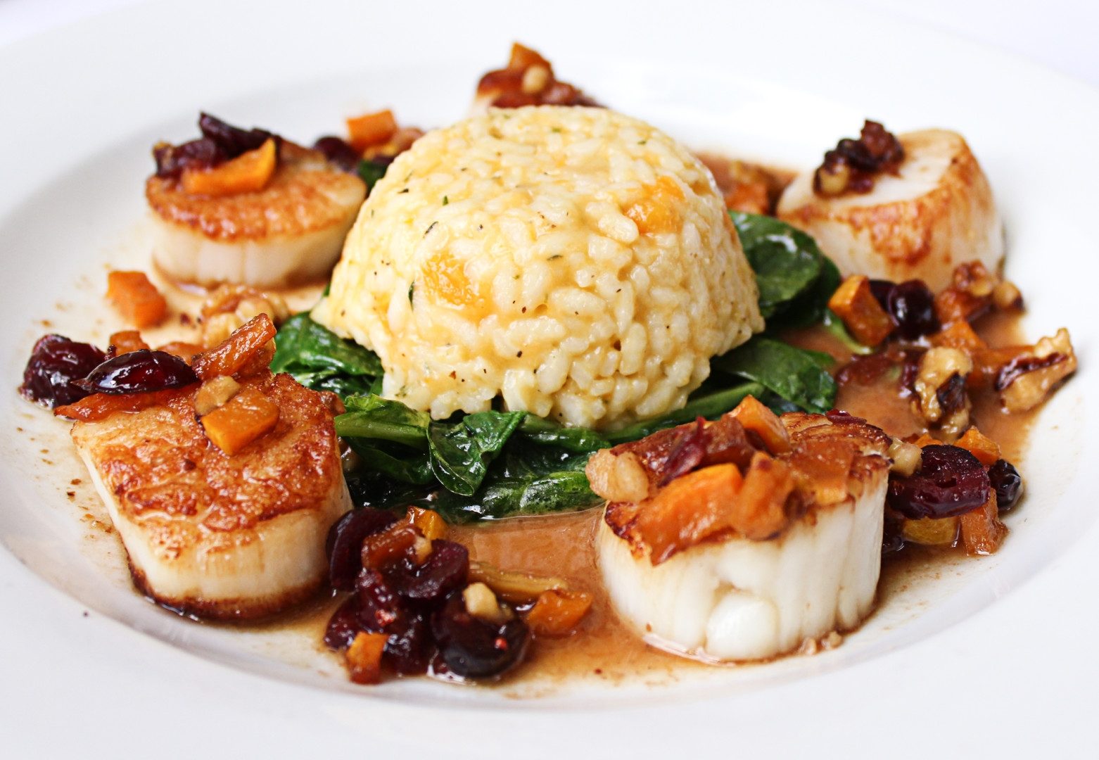 Seared Sea Scallops.
