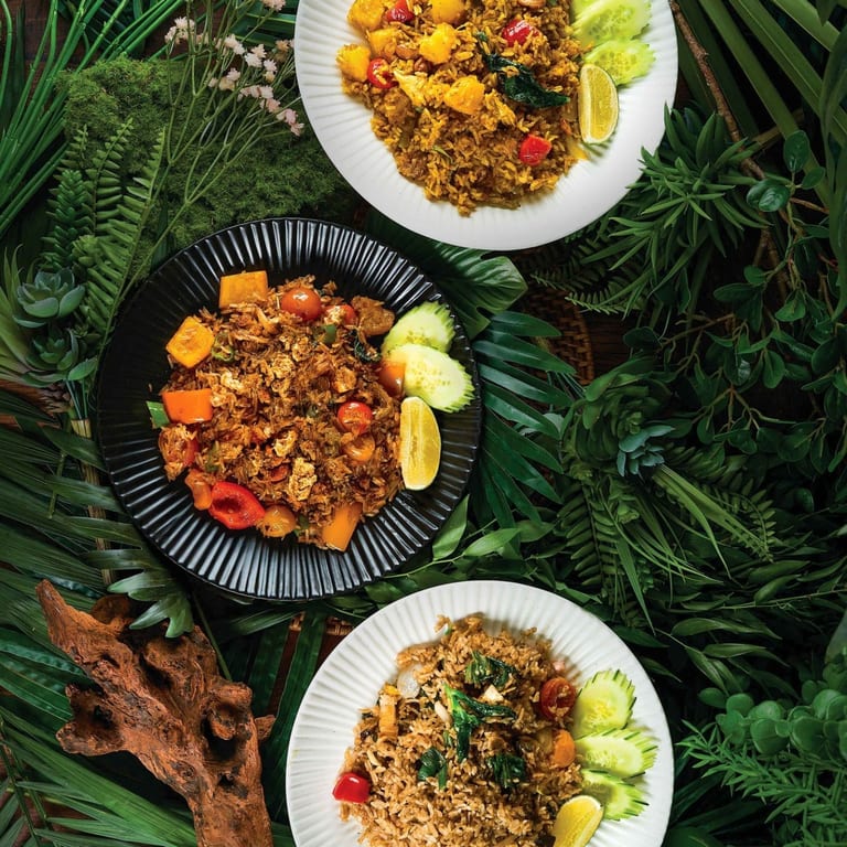 Customizable Fried Rice Dishes.