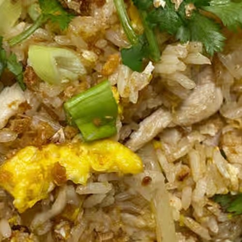 Garlic Fried Rice Dinner.