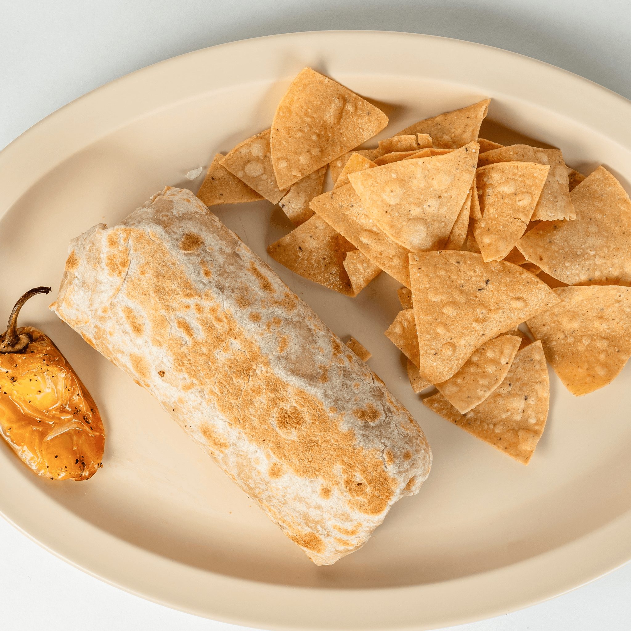 Chile Verde Burrito.