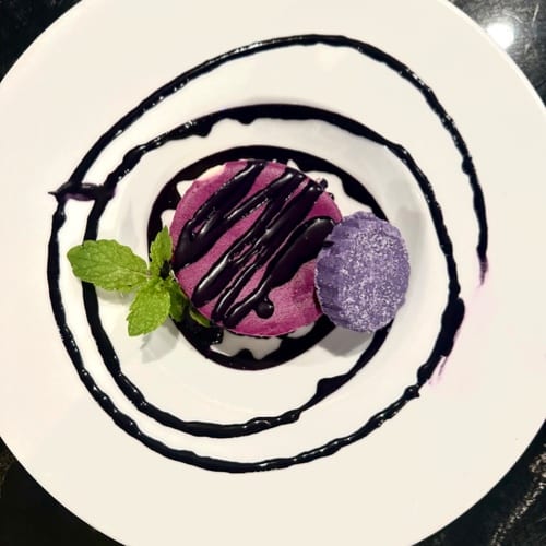 UBE Cheesecake.