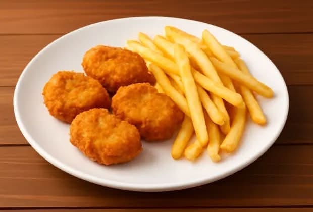 Kid's Chicken Nuggets and Fries.