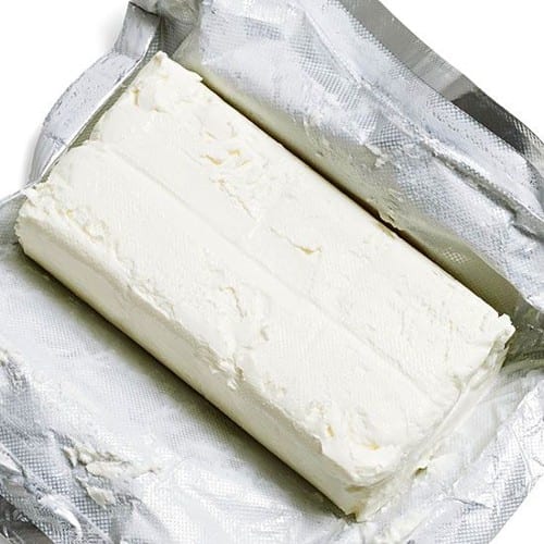 Plain cream cheese 1/4 lb.