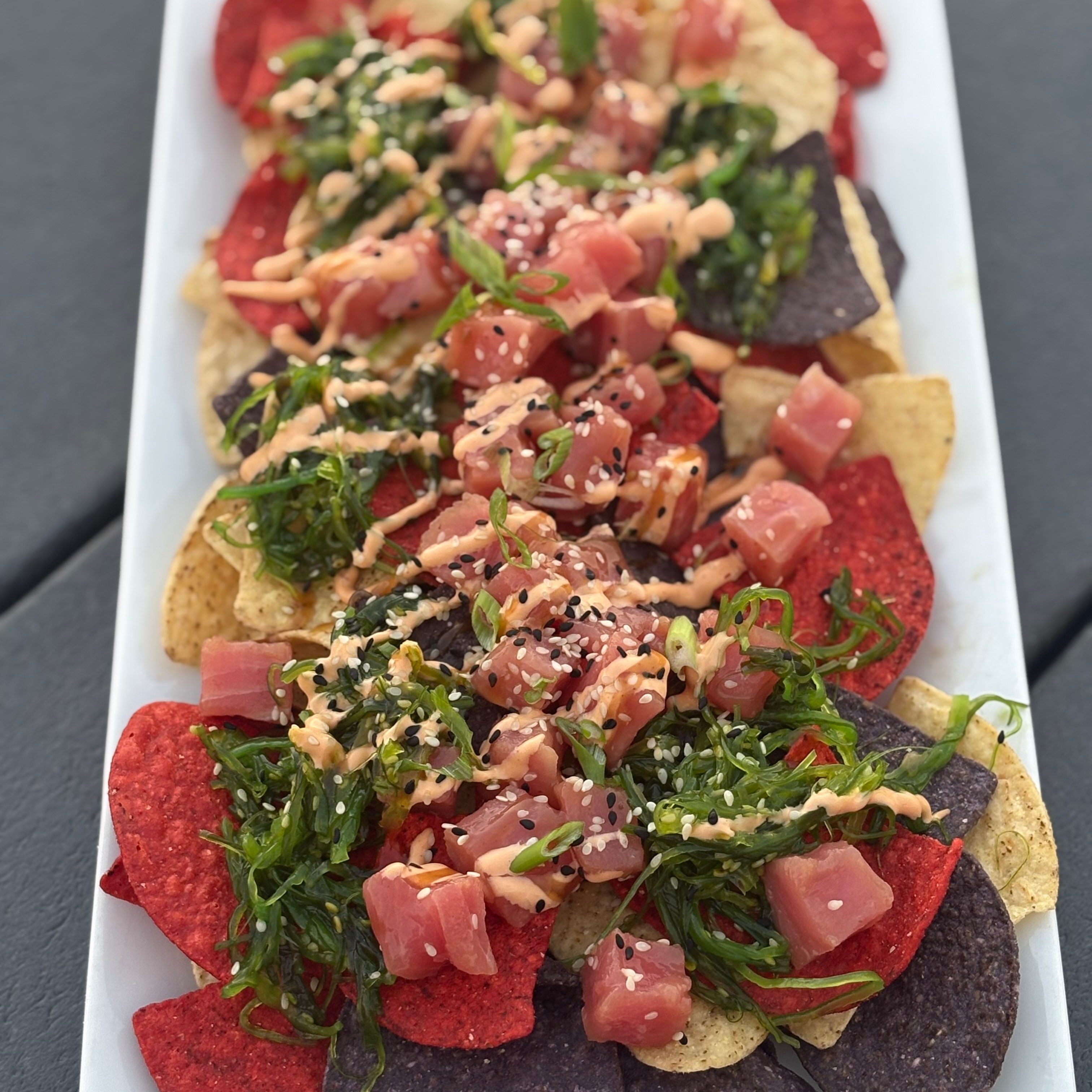 Ahi Tuna Nachos.