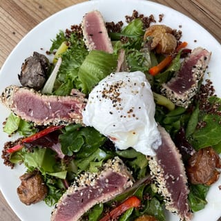 Niçoise with Seared Sesame Seed Tuna