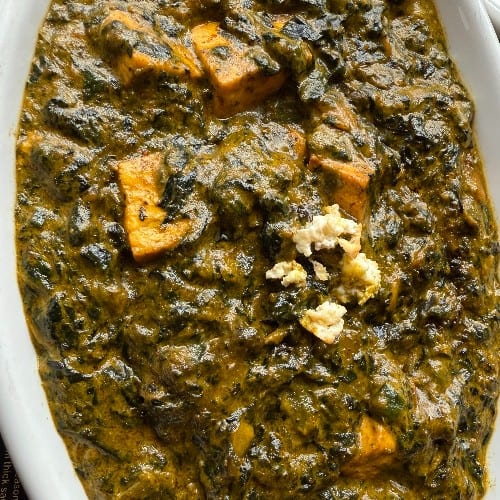 Saag (Spinach).