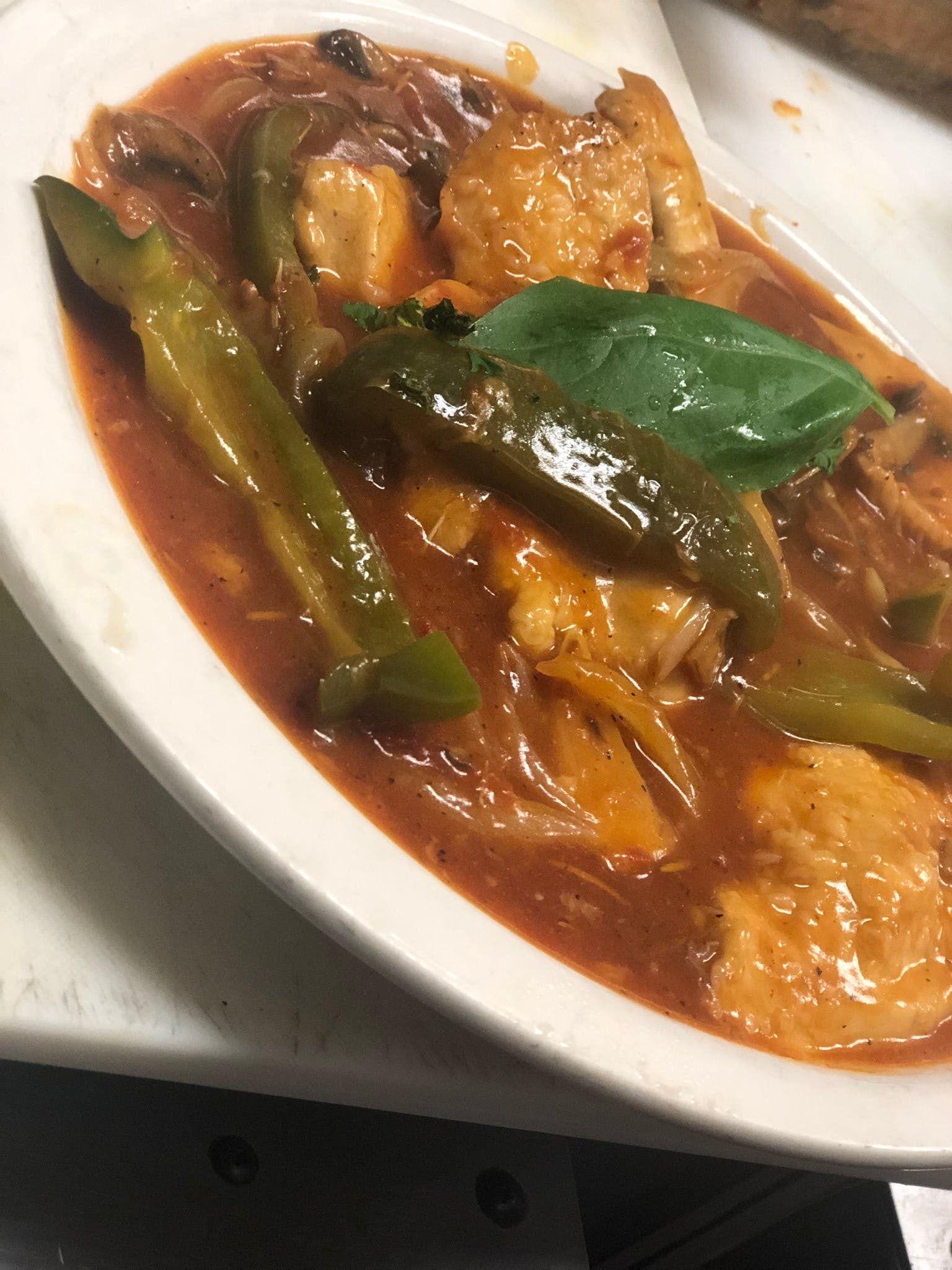 Chicken Cacciatore (Entree).