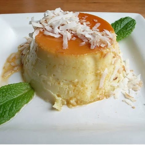 Coconut Flan.