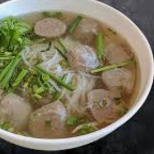 Noodle with Beef Balls - Pho Bo Vien.