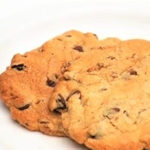 Homemade Chocolate Chip Cookies.