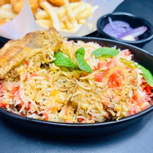 Angry Chicken Biryani.