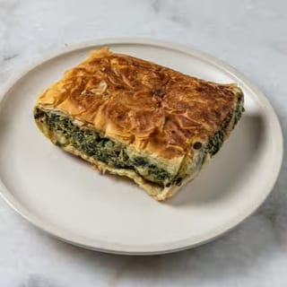 Spinach Pie & Greek Salad
