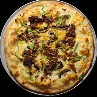 Steak and Cheese Pizza