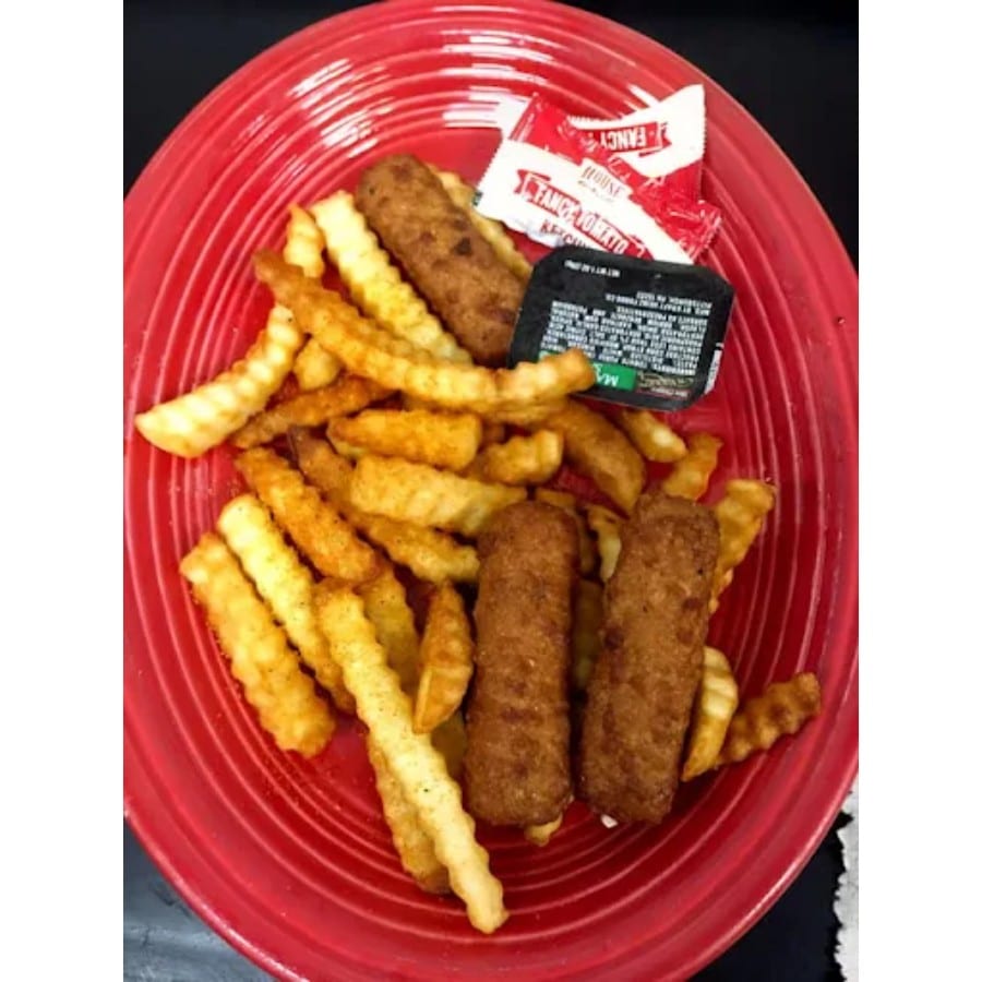 K6. Cheese Sticks & Fries.