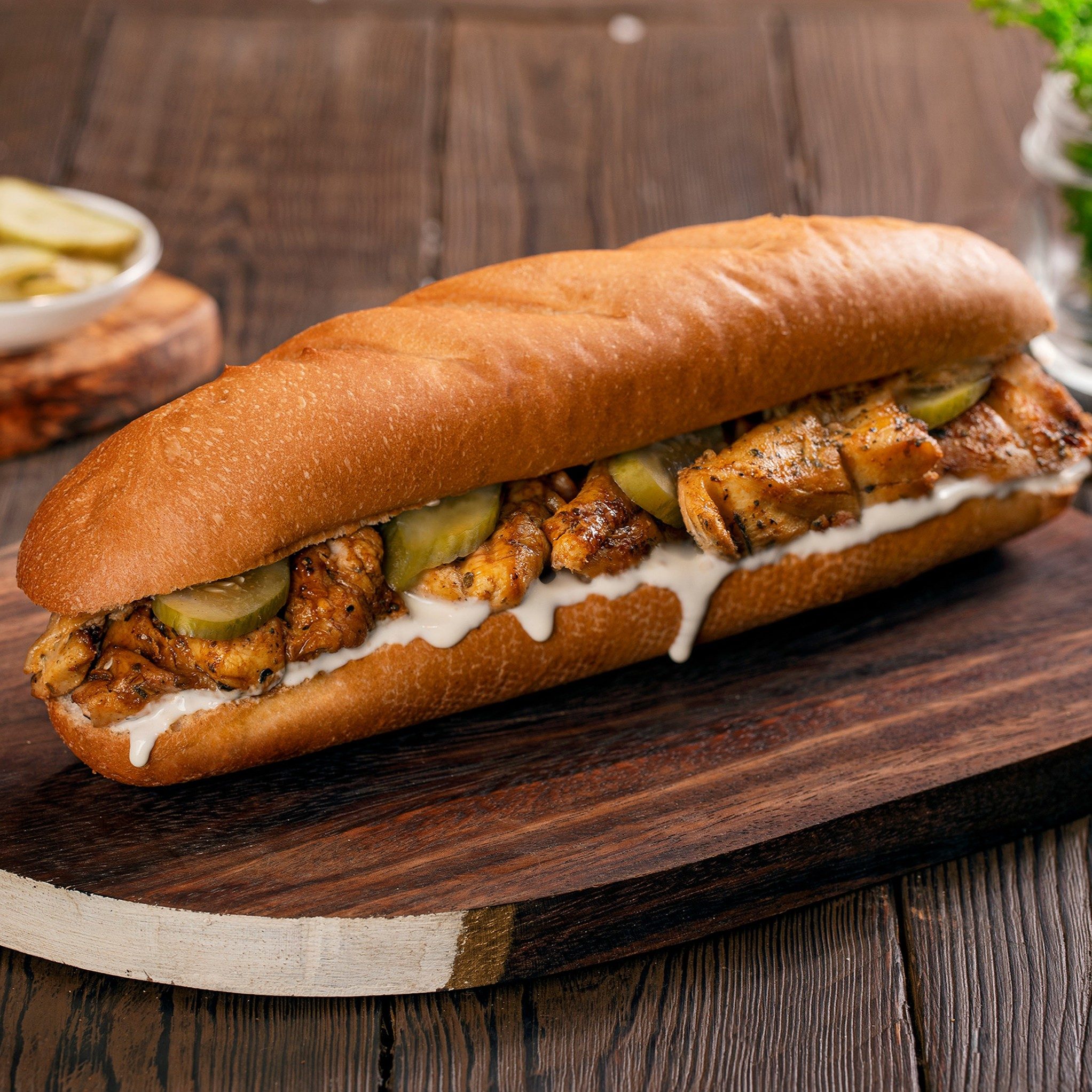 Grilled Chicken Hoagie.