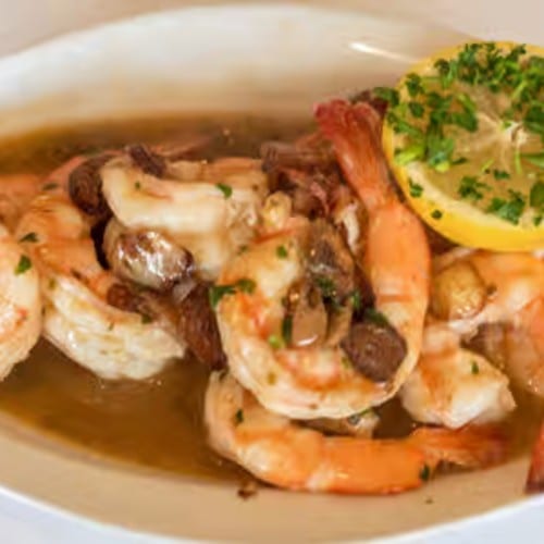 Shrimp and Garlic Sauce.
