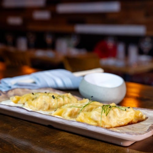 Black Cod Dumplings.