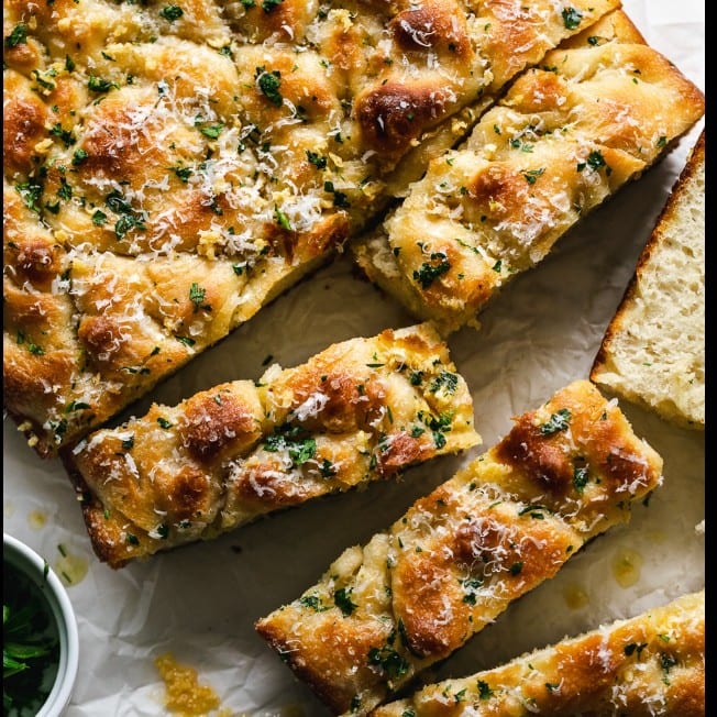 Homemade Focaccia Bread.