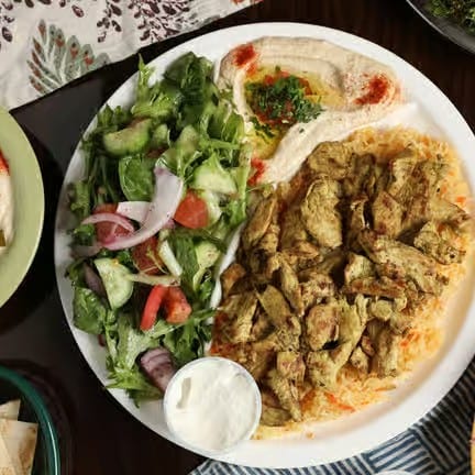 Chicken Pomegranate Plate.