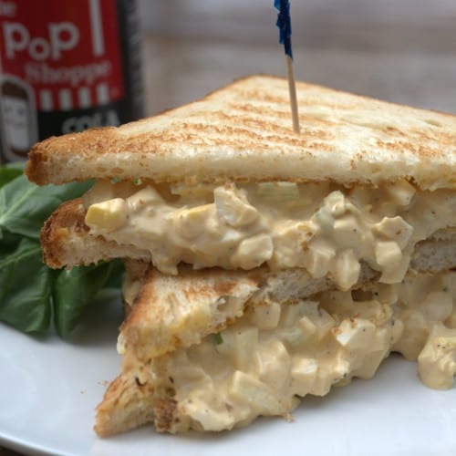 Smoked Egg Salad Sandwich.