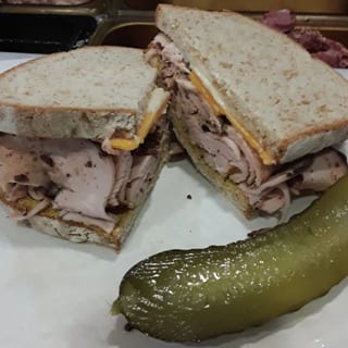 Turkey Breast Pastrami Sandwich