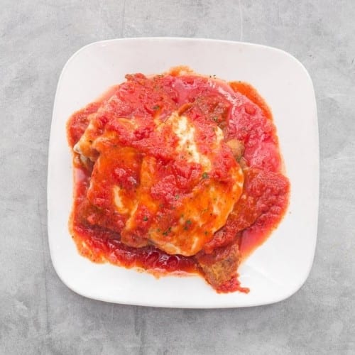 Eggplant Parmigiana.
